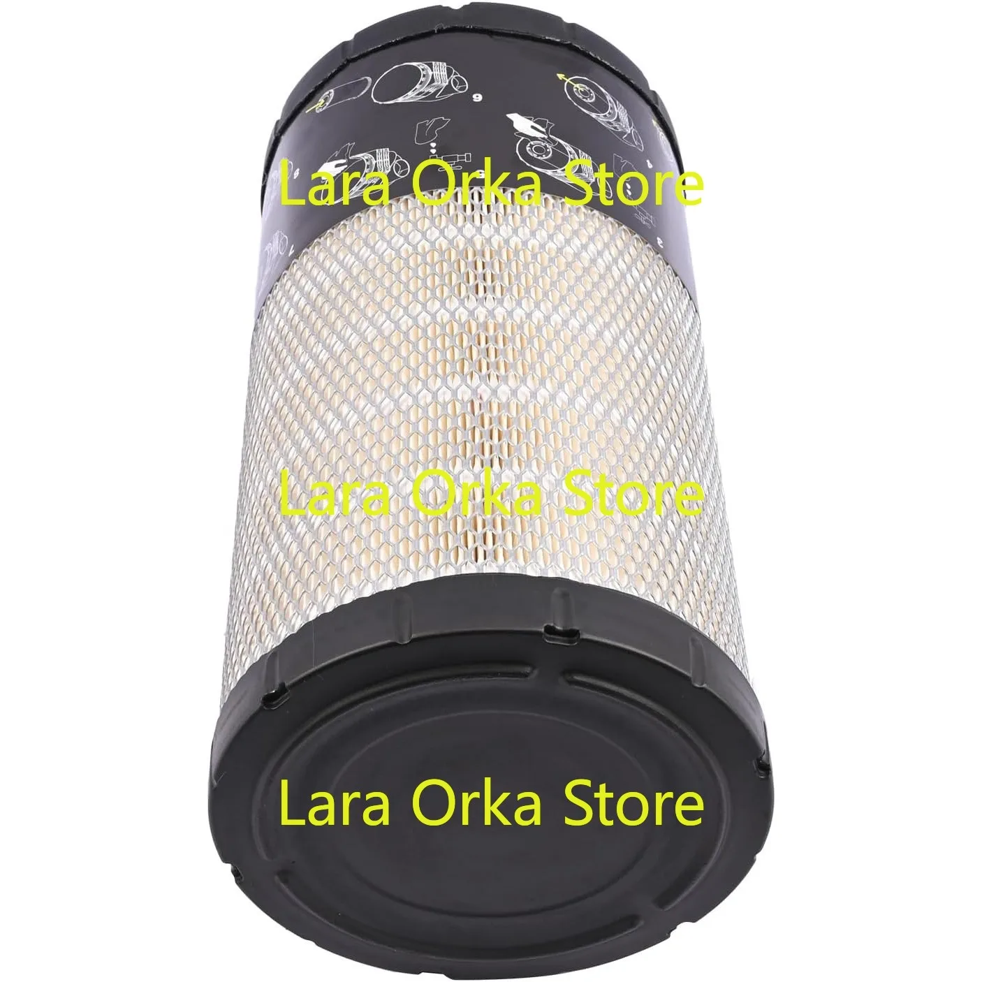 Комплект воздушного фильтра 7386224 7386225 Совместим с погрузчиком Bobcat S62 S64 S66 S76 T62 T64 T66