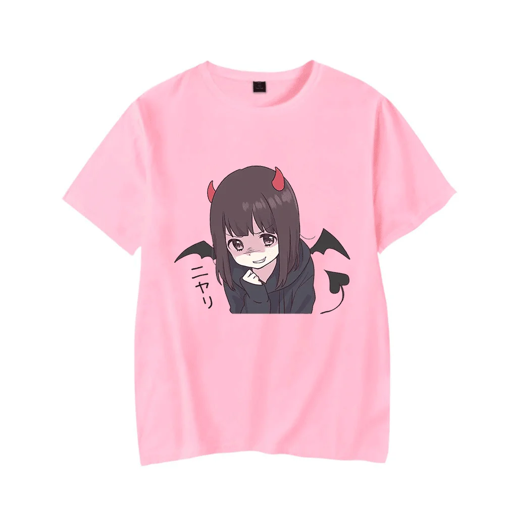 

Japanese Anime Cute Sweet Girl 2D Print Women/Men Clothes Hot Sale Tops Short Sleeve FeiYi666a