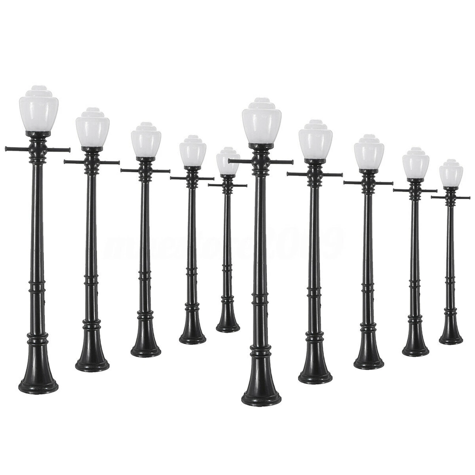 

5pcs Model Railway Led Lamppost Lamps Wall Lights 3V White