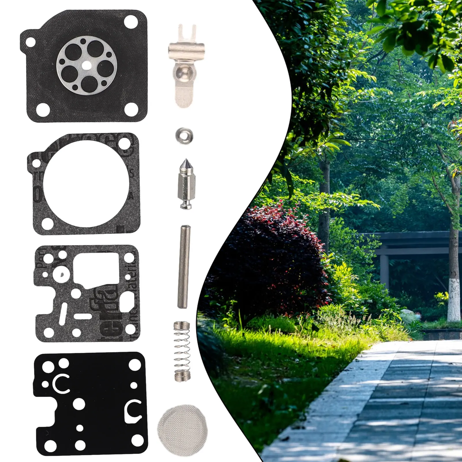 Комплект для ремонта карбюратора Zama RB-107 SRM 210 210i 225 225i аксессуары дома сада двора