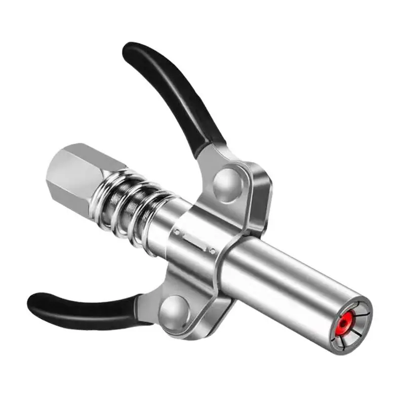 

Quick Release Grease Coupler Stainless Steel Grease Coupler Leak-Free Grease Tool Tip Heavy Duty Double High Pressure Handle