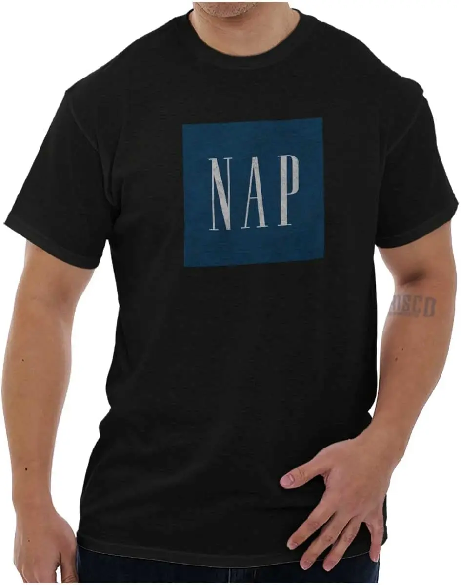 Brisco Brands Nap The Ultimate Lazy Day Sleepy Graphic Футболка для мужчин и женщин