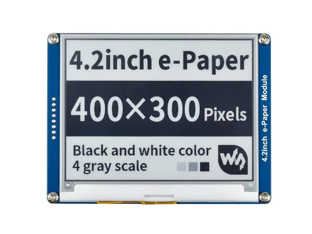 

Waveshare 4.2 Inch E-Ink Display Zwart/Wit E-Papier Met Spi Interface Compatibel Voor Raspberry Pi/Arduino/Nucleo/STM32 3.3V/5V