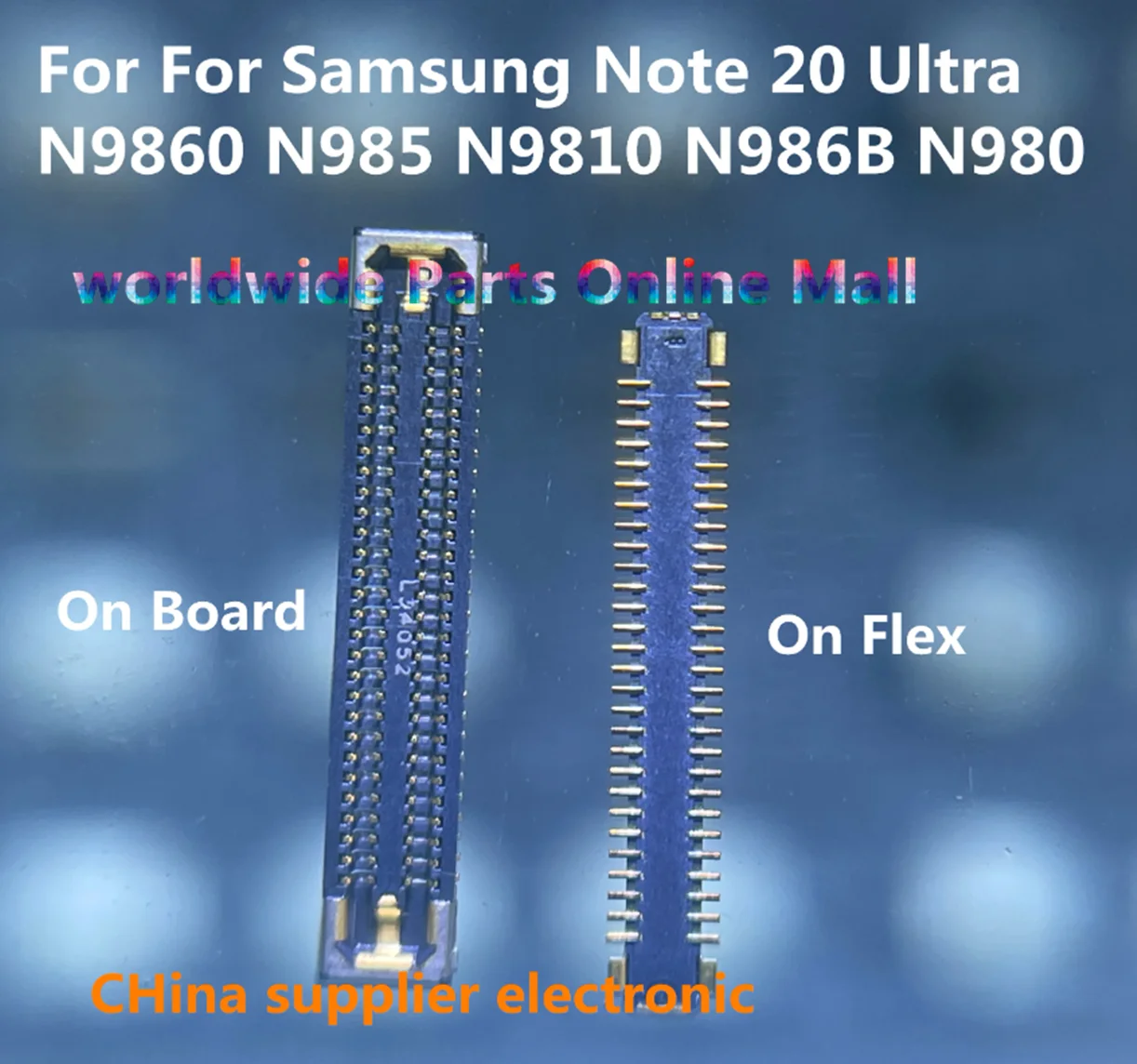 10-100 шт. 56Pin ЖК-экран гибкий FPC разъем на материнской плате для Samsung Galaxy Note 20 Ultra N9860