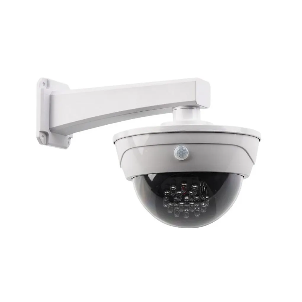 

Solar Light Fake Security Camera Shape Motions Sensor Office Shop Mall Pathway Park Patio Porch Yard Driveway Lamp