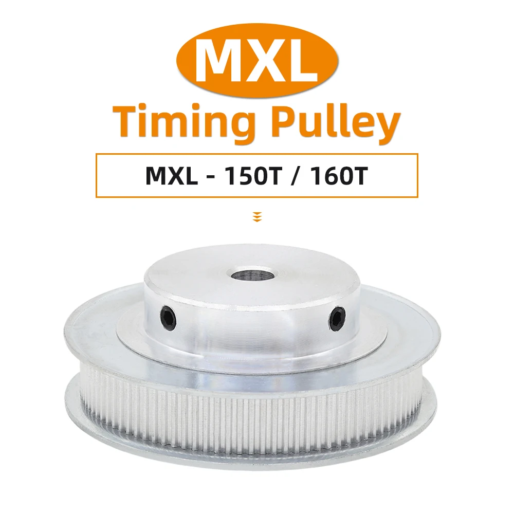 

MXL Шкив ГРМ 150T 160T Шаг 2,032 мм Диаметр 8-20 мм Алюминиевый шкив Ширина ремня ГРМ 10 мм Для 3D-принтеров Часть