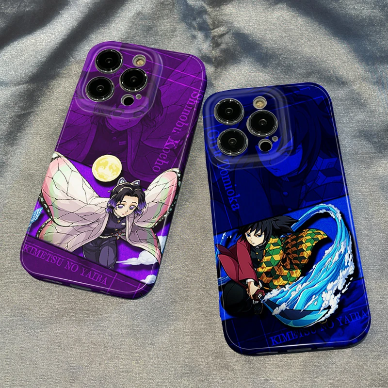 

Hot Anime Demon Slayer Feilin Phone Case Hard Cover For iPhone 14 13 12 Mini 11 XS Pro Max X XR 8 7 6 Plus 5 SE 2020