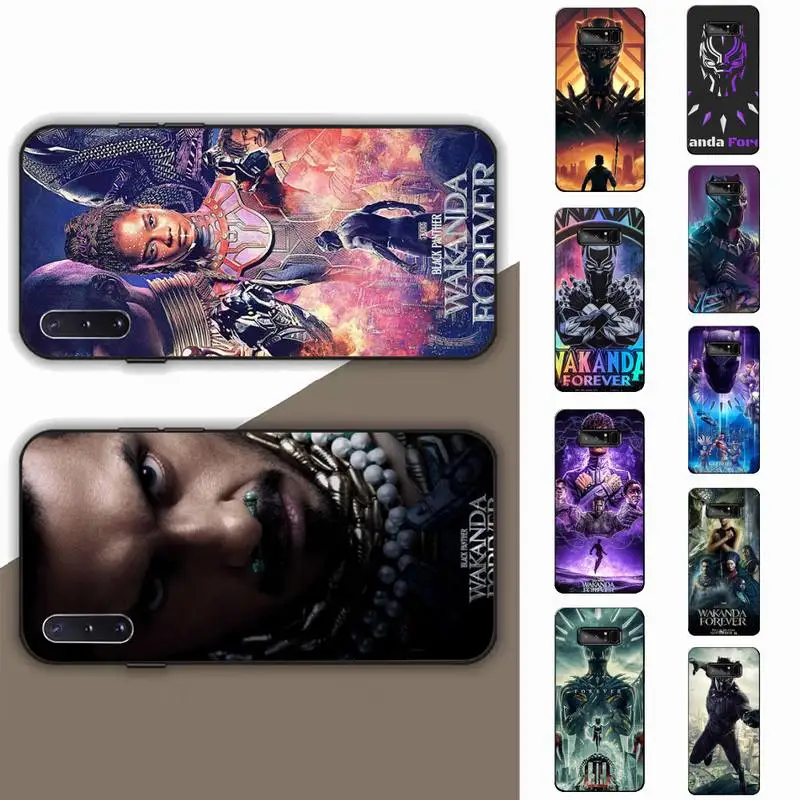 

Black Panther Wakanda Forever-S Phone Case for Samsung Note 5 7 8 9 10 20 pro plus lite ultra A21 12 72