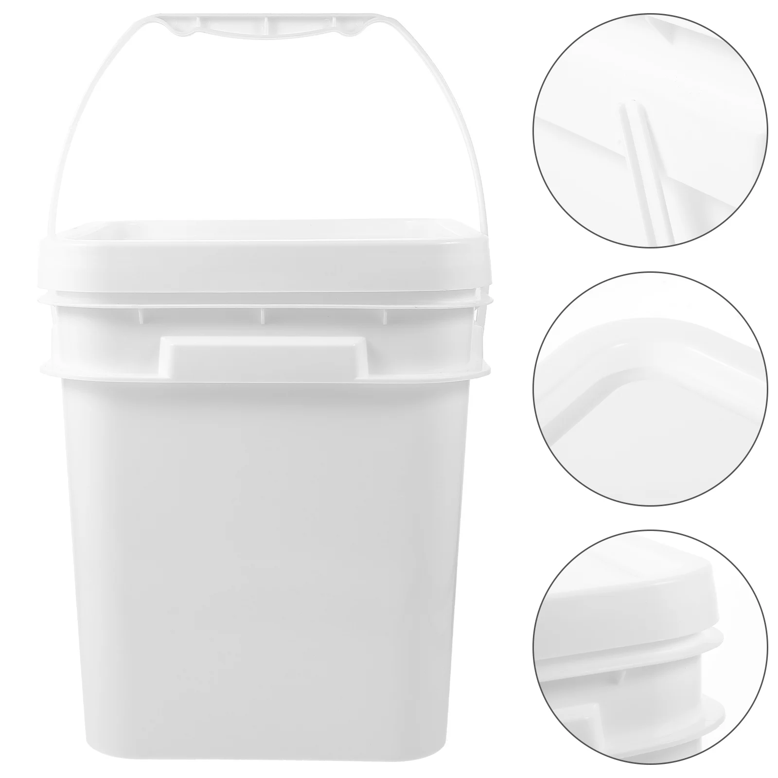 

Household Pail Plastic Container Refillable Bucket Multi-functional Bucket