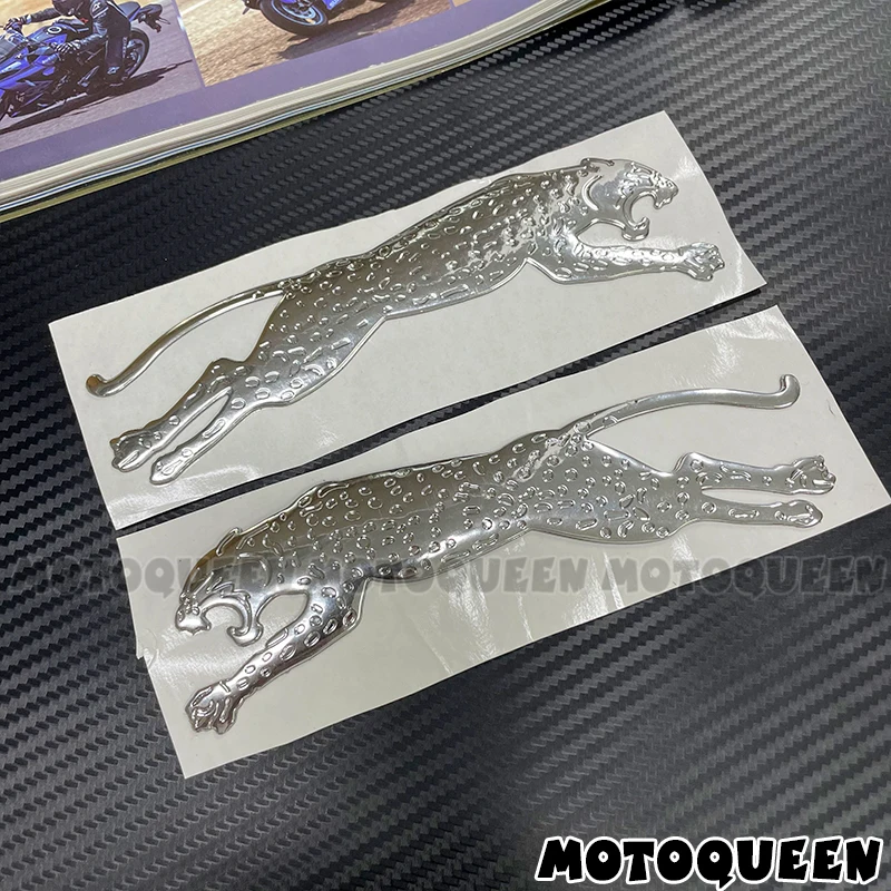 

3D леопардовая этикетка для стайлинга мотоцикла, эмблема, накладка на газовый топливный бак, декоративные наклейки, наклейки для Kawasaki Harley BMW Suzuki