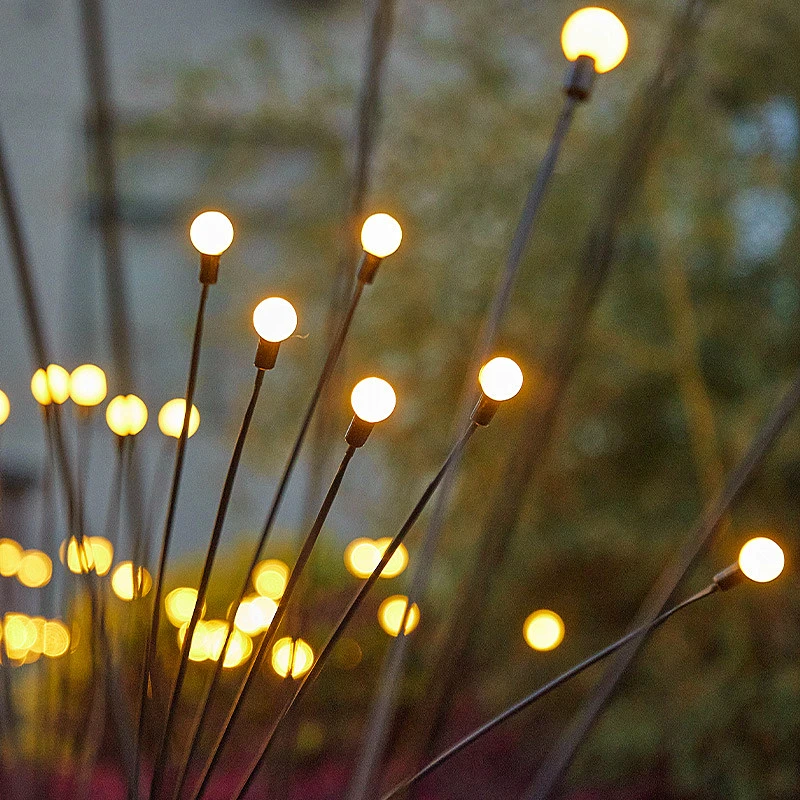 

6/8/10 Head Solar LED Light Outdoor Garden Decoration Firework Lights Firefly Garden Lights Lawn Garden New Year Christmas Decor