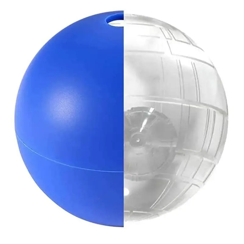 

Hot Creative Silicone Blue Wars DIY Cocktail Death Star Round Ball Ice Cube Tray Ice Hockey Desert Ice Mould Bar Party Articles