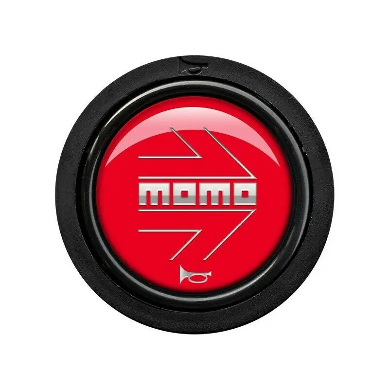 Per momo Red High Performance Sports volante clacson Button Racing Horn Switch Push Cover