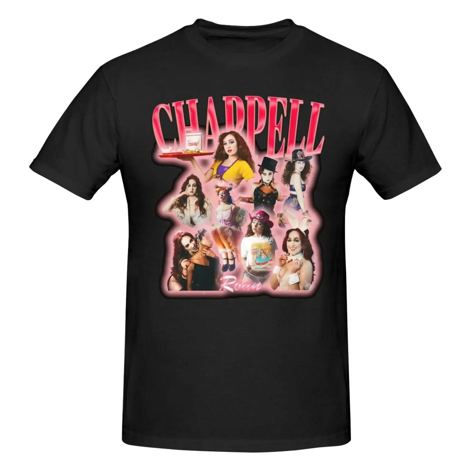 Мужская хлопковая футболка с коротким рукавом круглым вырезом