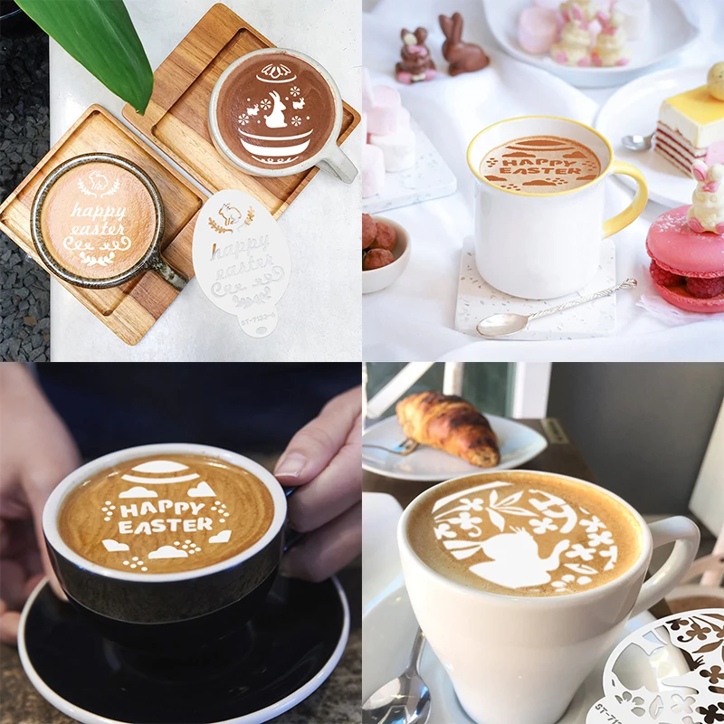 8 шт./набор трафареты для украшения торта