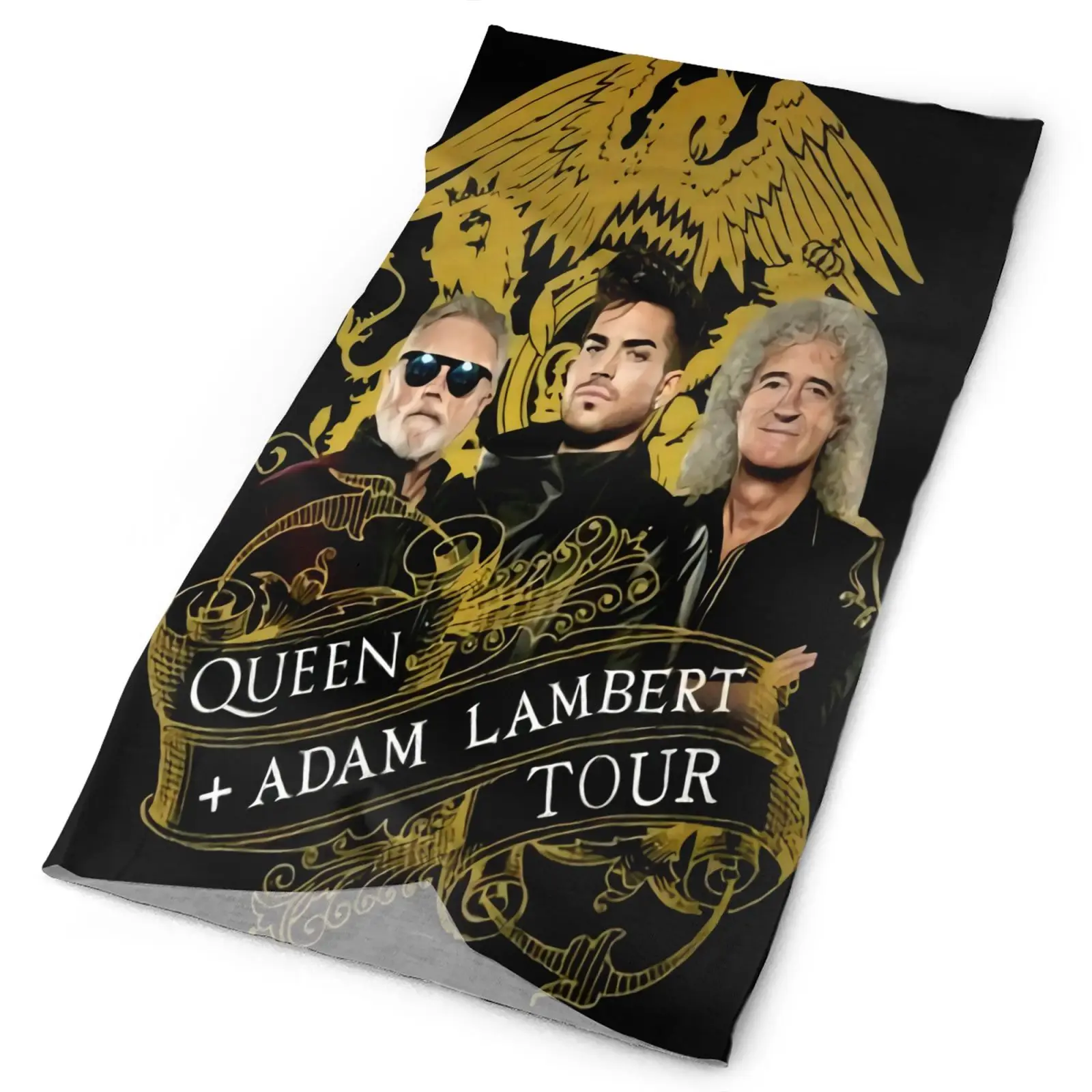 

Queen Adam Lambert The Rhapsody Tour 969 Men's Bandana Ski Mask Multicam Mask Ski Scarf Women Bandana Ski Camouflage Buff Mask