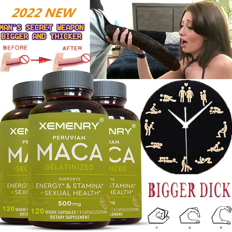 

Maca Root Capsules - Help Balance Menopausal Mood, Support Men's Reproductive Health and Boost Energy