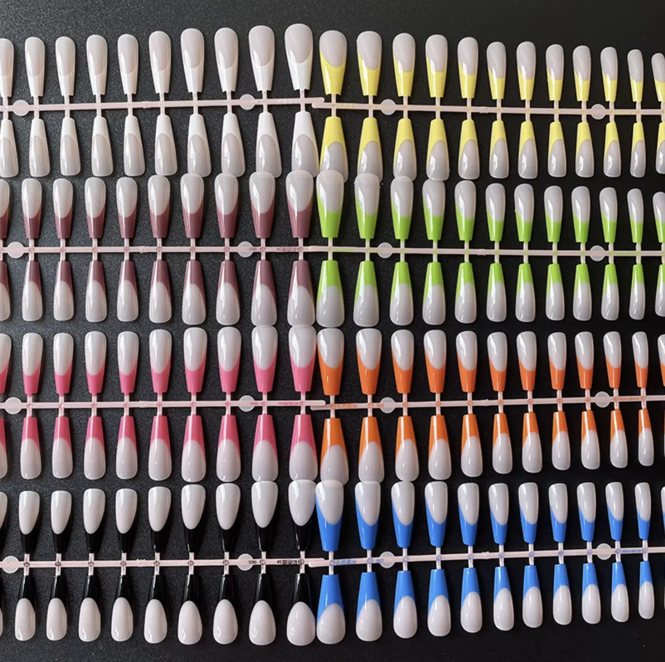 

Short False Nails Marble Pattern Oil Surface Coffin Nail Tips Nails Fake Manicure Reusable Fake Nails Art (Free one jelly glue)