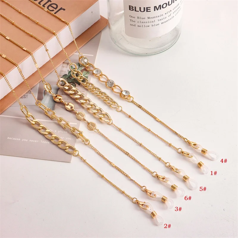 

New Fashion Women Men Link Chains For Mask Masking Sunglasses Glasses Chain Eyeglass Eyewear Necklace Lanyard Accessoriess