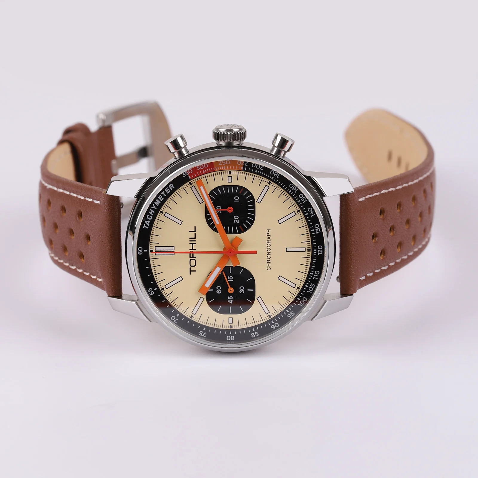 Часы TOPHILL 1963, механические наручные часы с хронографом, механизм Seagull ST1901, мужские часы-пилот, 5 атм, с сапфировым стеклом, светящиеся (art.: 3920d02a257ca) - 3920d02a257ca