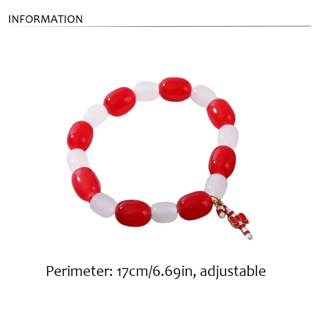 Kriss Kringle Candy Cane Рождественский браслет Дед Мороз Рождественская елка Веселый