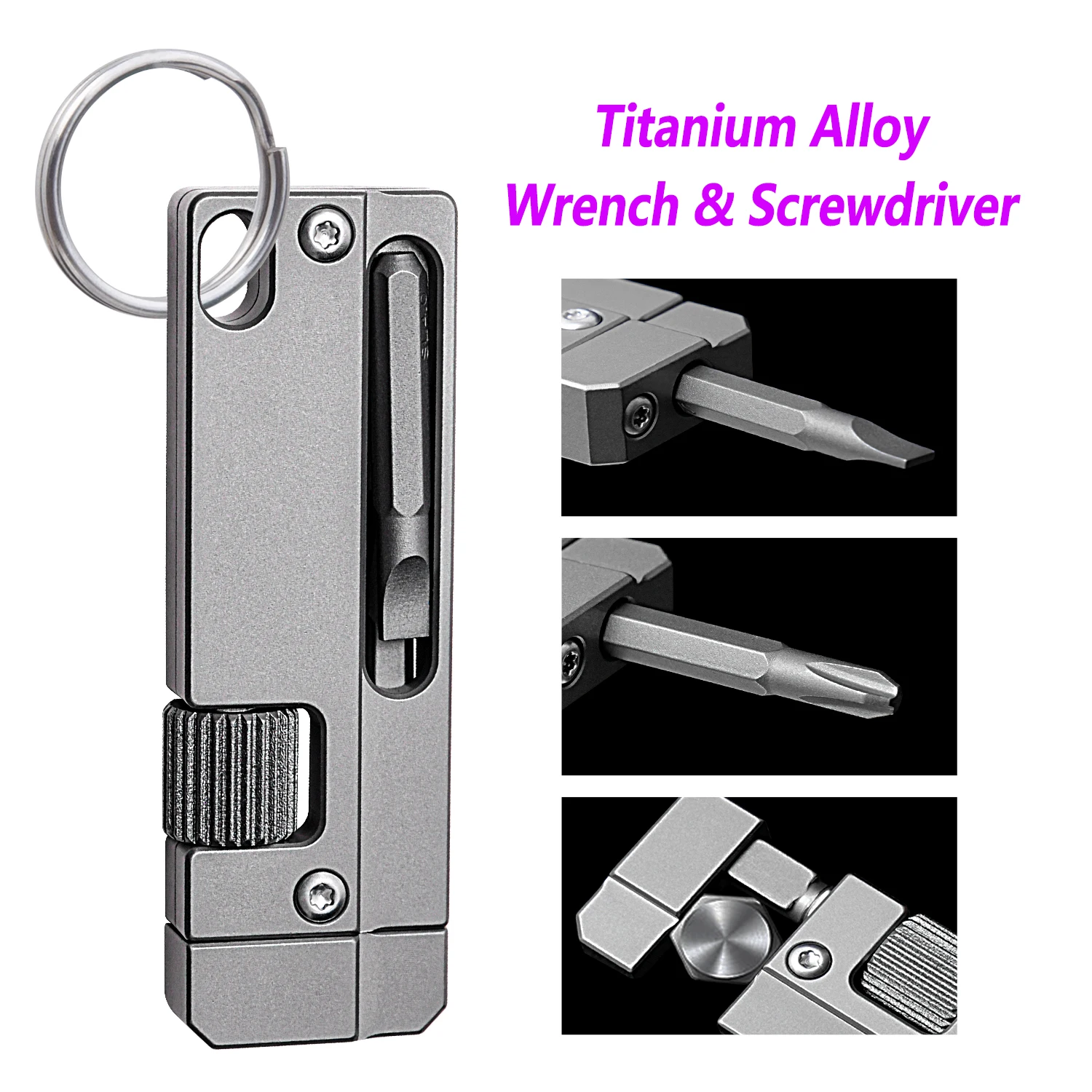  Функциональный инструмент TIVIVA многофункциональный гаечный ключ из титанового