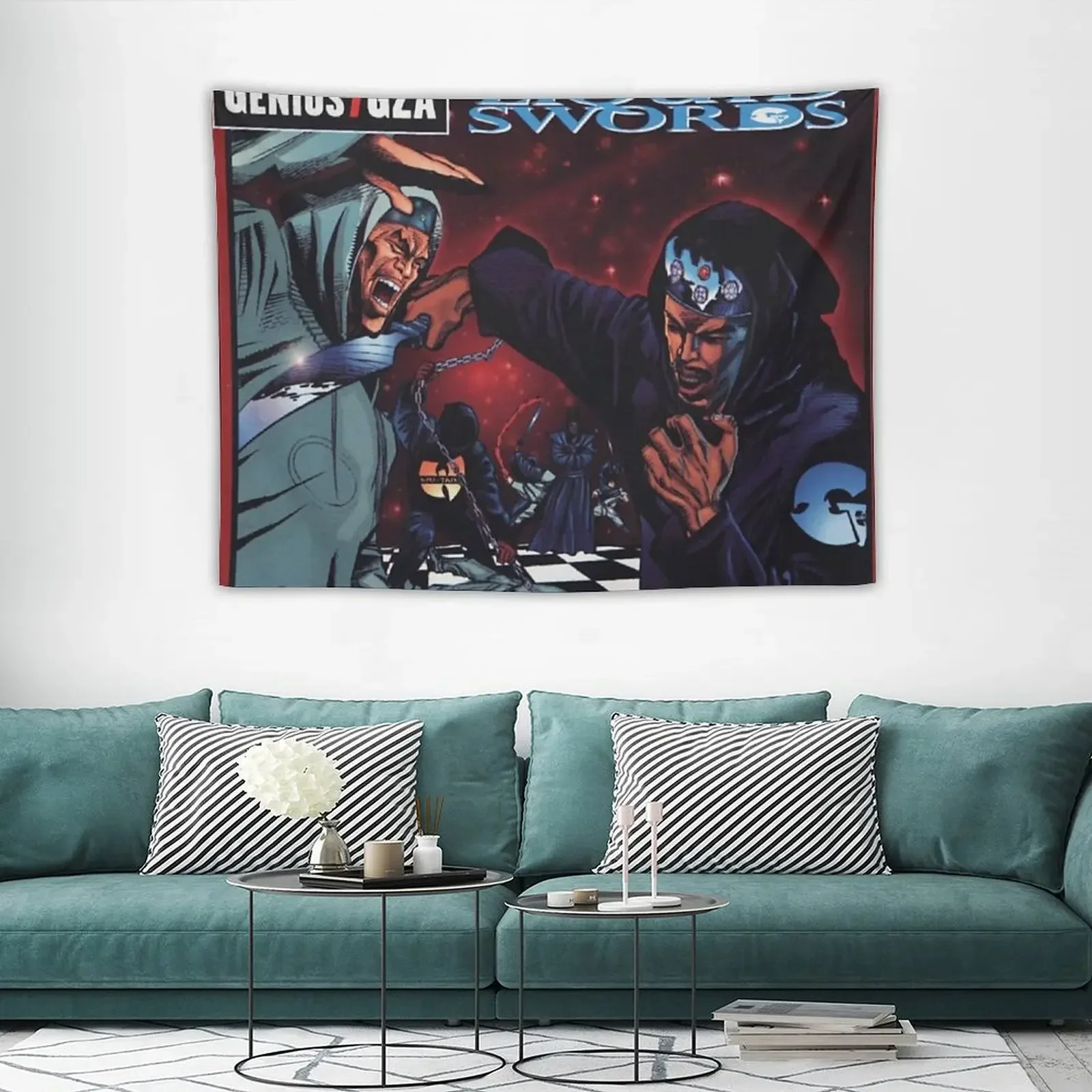 Гобелен GZA с жидким мечом японское украшение для комнаты настенные покрытия