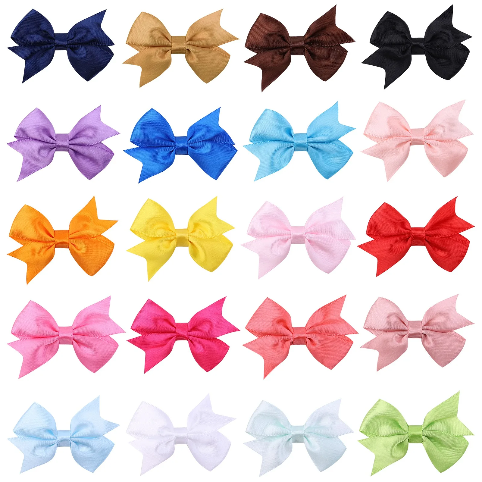

1Piece 2.36'' Colorful Ribbon Bow Hairpins Girls Hair Bows Boutique Hair Clips Handmade Barrettes Headwear Kids Hair Accessories