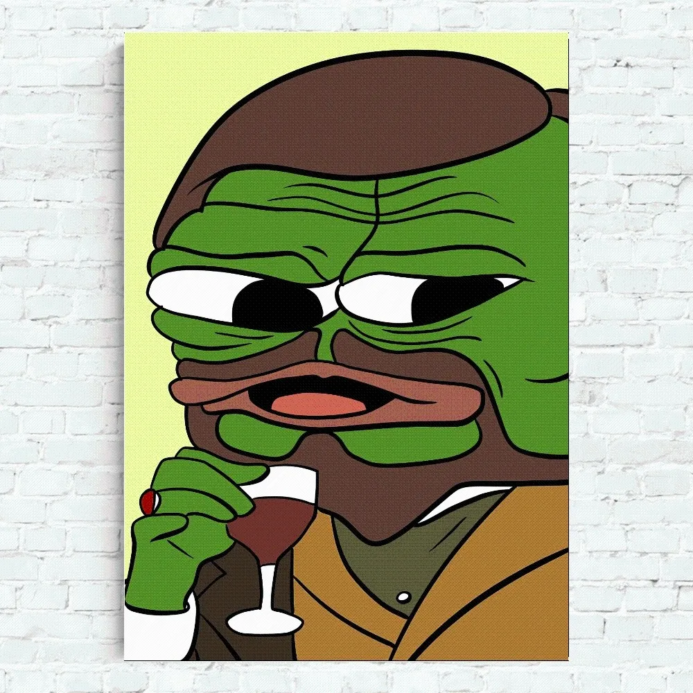 P-Pepes the F-Frogs постер для дома офиса стены спальни гостиной кухни украшение картина