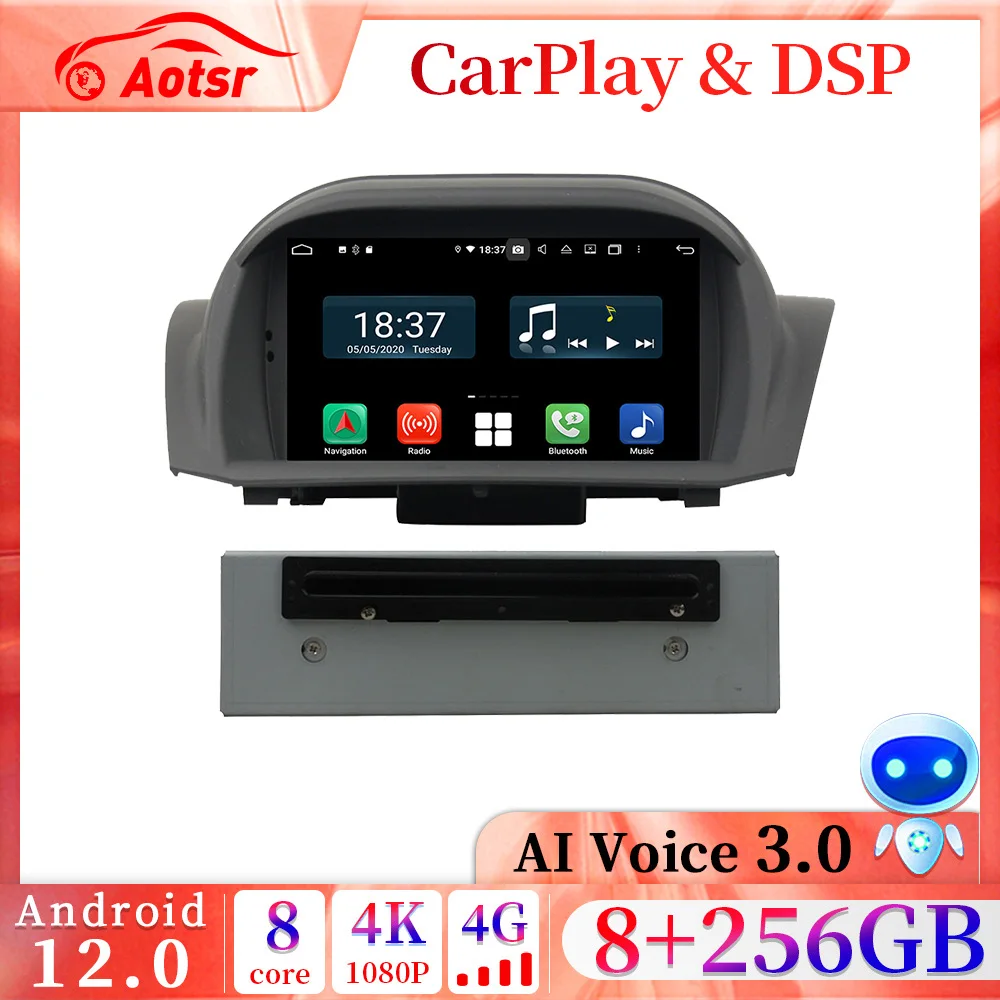 

2din Android 12.0 PX6 For Ford Fiesta 7 Mk7 2013 2014 - 2017 GPS Navigation Auto Radio Stereo Car DVD Multimedia Player HeadUnit