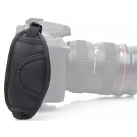 leather hand grip wrist strap for dslr cameras suitable for nikon canonblack
