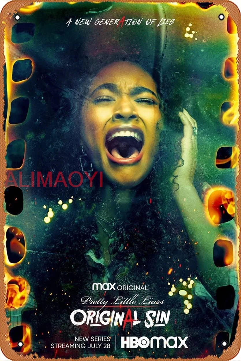 Zuhhgii Pretty Little Liars Original Sin (Chandler Kinney Tabitha Hayworth) Плакат для ТВ-шоу Оловянная вывеска