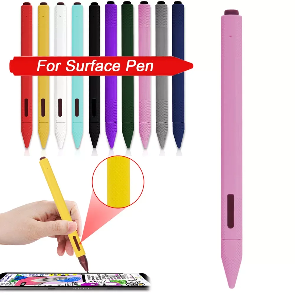 

Silicone Stylus Protective Case For Surface Touch Pen Tip Full Protective Cover Sleeve Wrap Holder Bag