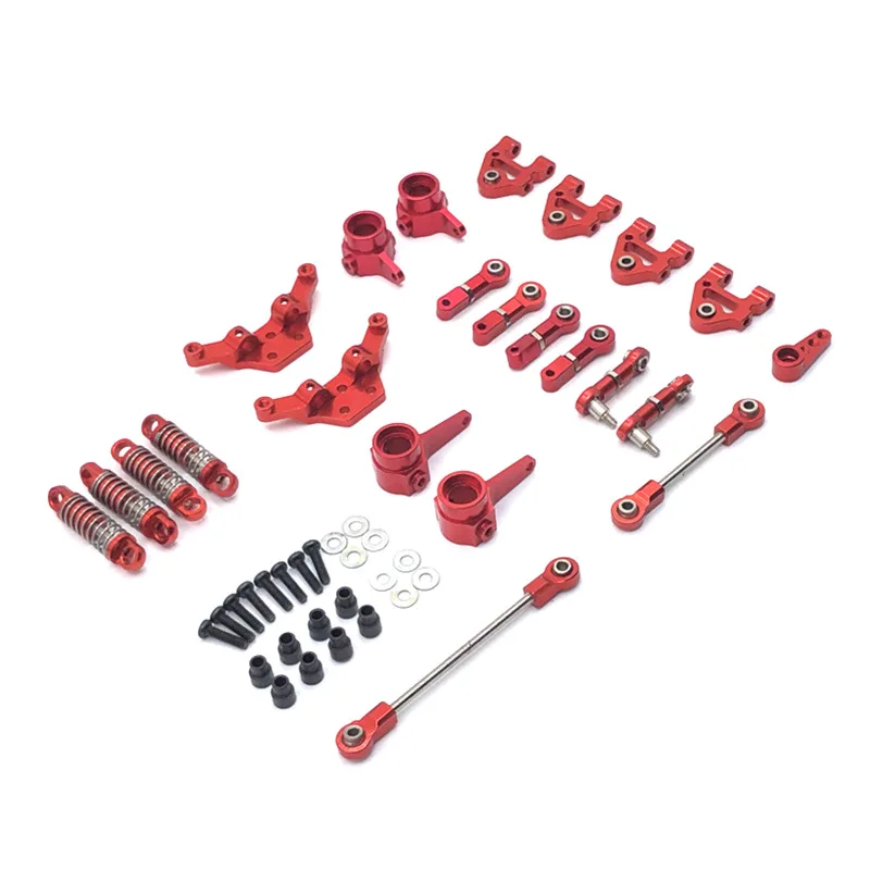 

WLtoys 284131 K969 K979 K989 K999 P929 P939 Радиоуправляемая машина металлические модификационные детали, амортизаторы, Поворотные Рычаги и т. д. набор из 9 шт.