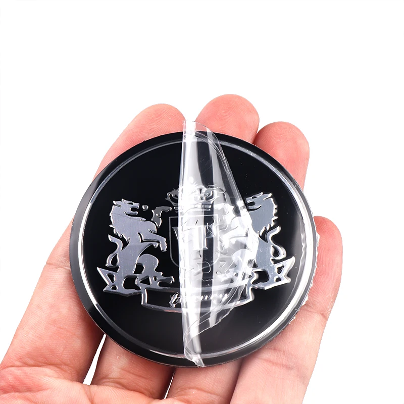 4pcs 56mm Black/silver Car Wheel Center Hub Cap Badge Logo Emblem Decal Sticker Styling For OPEL opc Astra Insignia Corsa - купить по