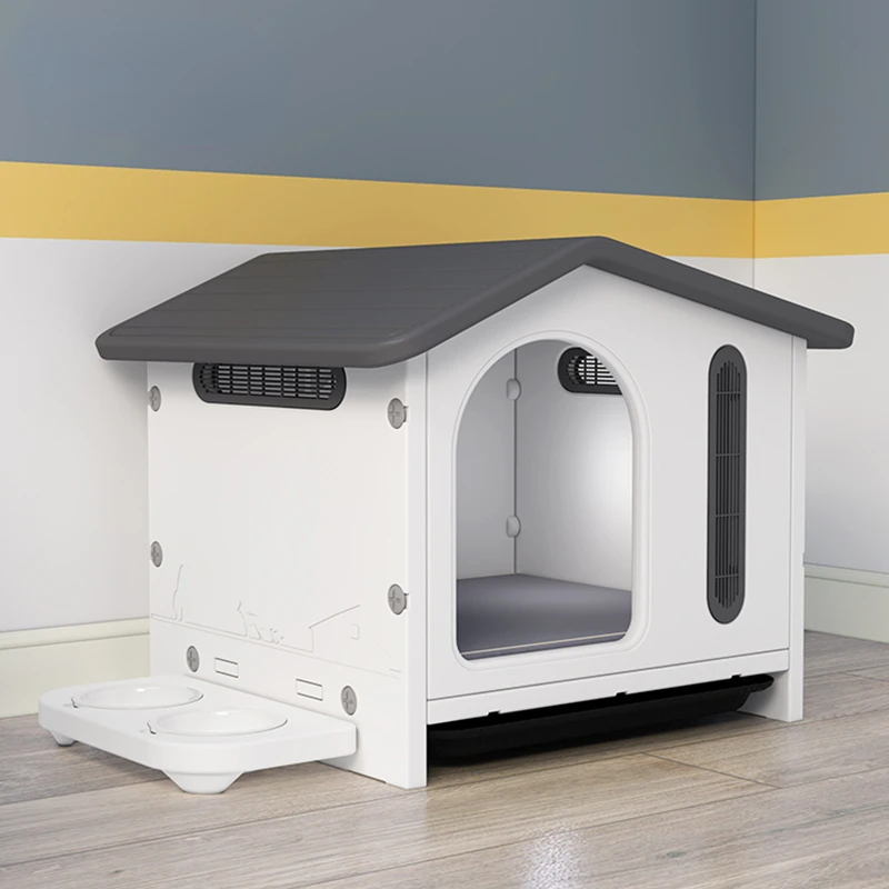 

Four Seasons Universal Dog Houses Indoor Balcony Patio Dogs Kennel Living Room Garden Pet Cage Household Breathable Cat Villa