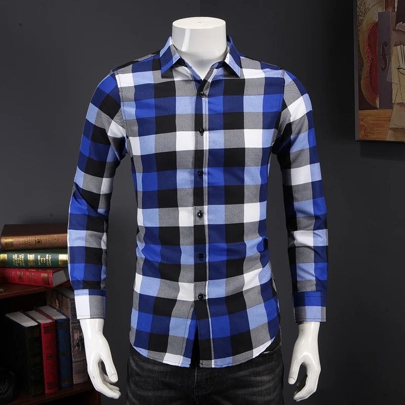 Мужская мода 2022 осенне-весенняя одежда с длинными рукавами большие размеры 5XL 6XL