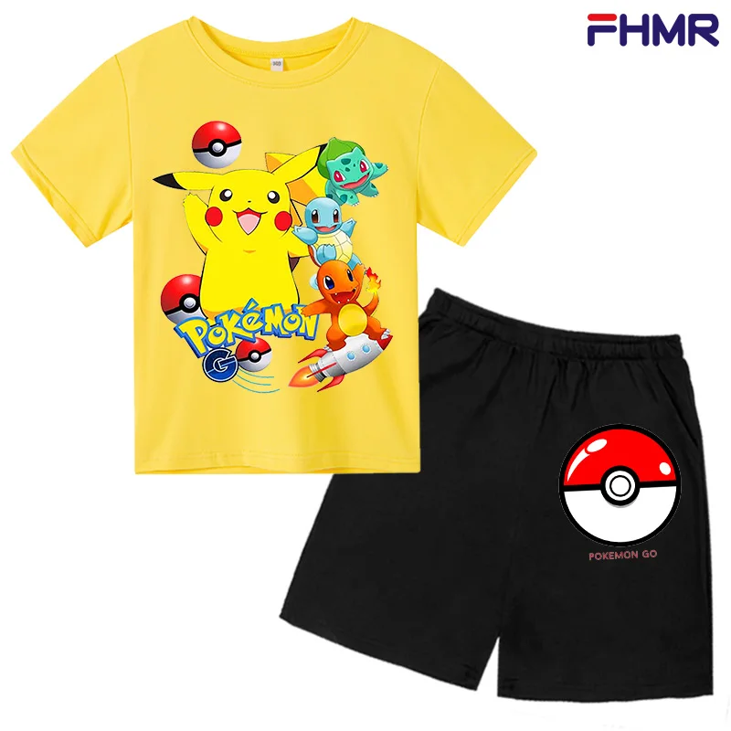 

Boys Clothes Set Summer Kids T shirt shorts Casual Sport Suits Children's 2-piece Set Girl Letter Cartoon Print