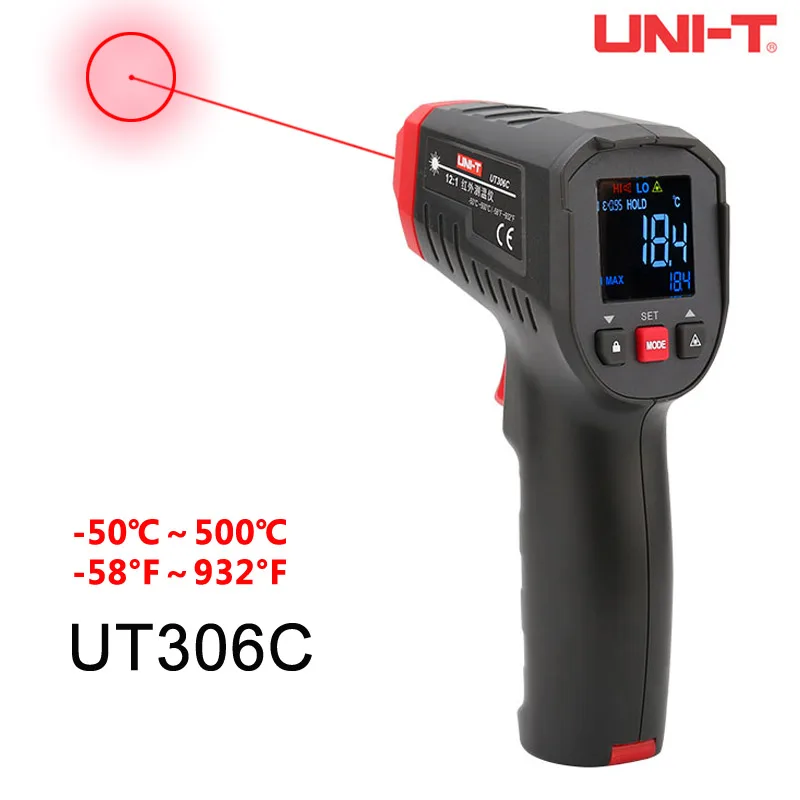

Инфракрасный термометр UNI-T UT306S/UT306C