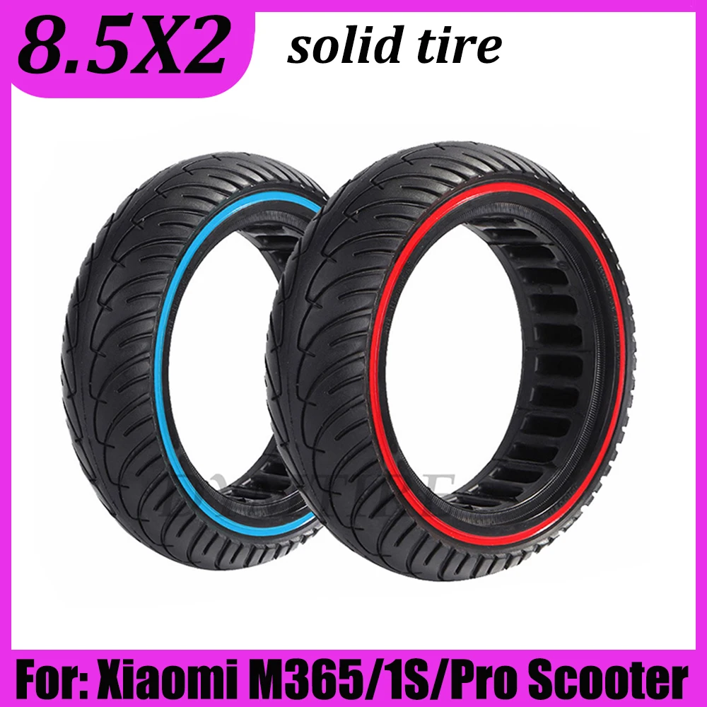 

8.5x2 Solid Tire for Xiaomi M365 1s Pro/Pro2 Electric Scooter 8 1/2x2 Color Inner Honeycomb Tyre