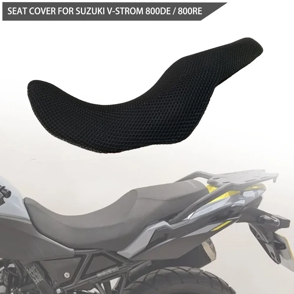 

Аксессуары для мотоциклов для Suzuki V Strom 800DE 800RE DL800 ADV 800 DE RE, чехол на заднее сиденье, 3D сетчатая сетка, солнцезащитная защита