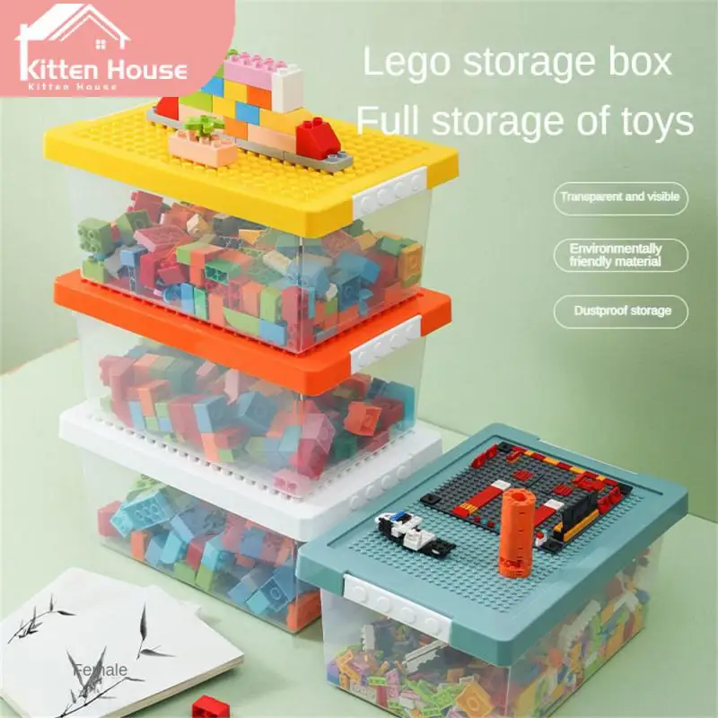 

Коробка для хранения детских игрушек, прозрачная коробка для хранения блоков из полипропилена, строительный блок, ящик для хранения мелких частиц, Безопасный ящик для хранения инструментов