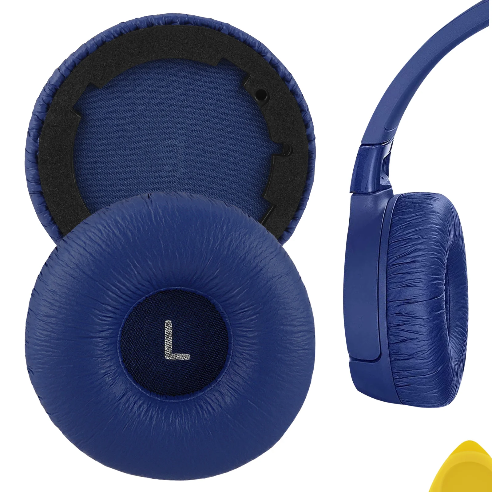 

Geekria QuickFit Leatherette Replacement Ear Pads for JBL T600BTNC, Tune 600BTNC Headphones