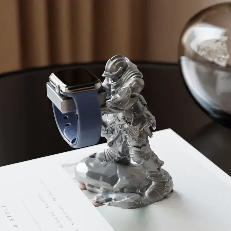 Фото Подставка для Apple Watch из смолы, креативная фигурка, поддержка рук, держатель для Apple Watch, основа для хранения часов, настольные аксессуары Apple №3