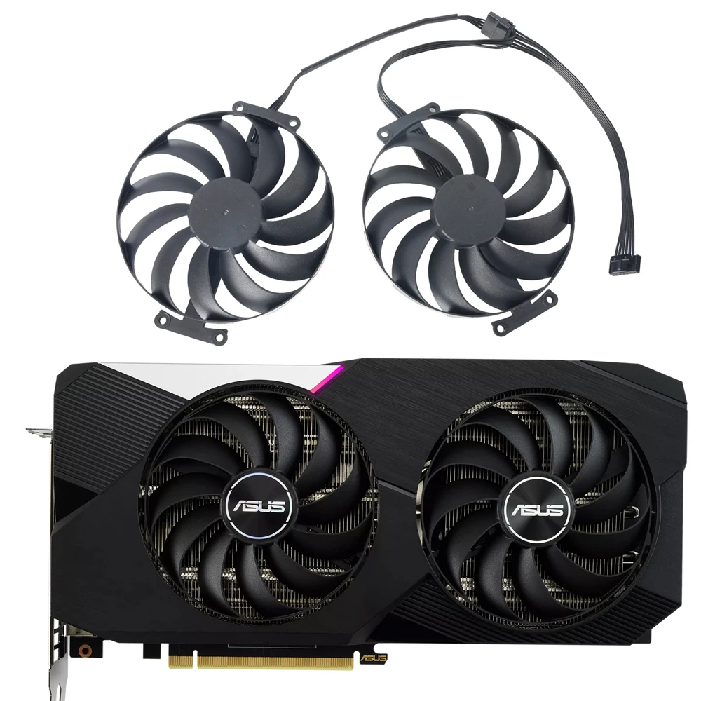 

Video Card Fan For ASUS Dual GeForce RTX 3060 Ti 3070 OC Edition 95MM T129215SU RTX3060Ti RTX3070 Graphics Card Cooling Fan