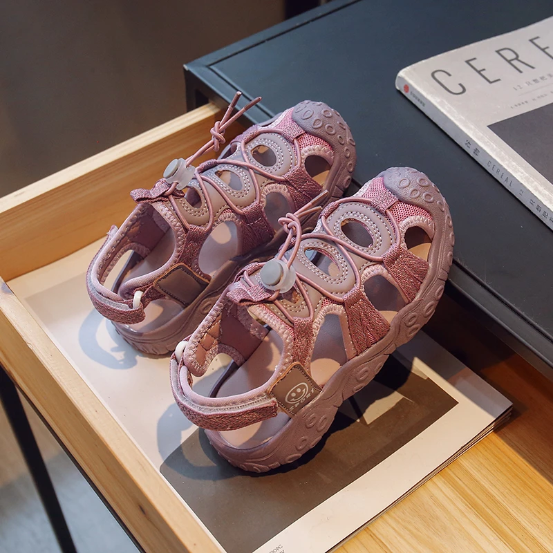 New Arrival Summer Kids Sandals Girls Boy Sandals Closed Toe Sandals For Kids Sport Soft Girls Beach Shoes Children Footwear