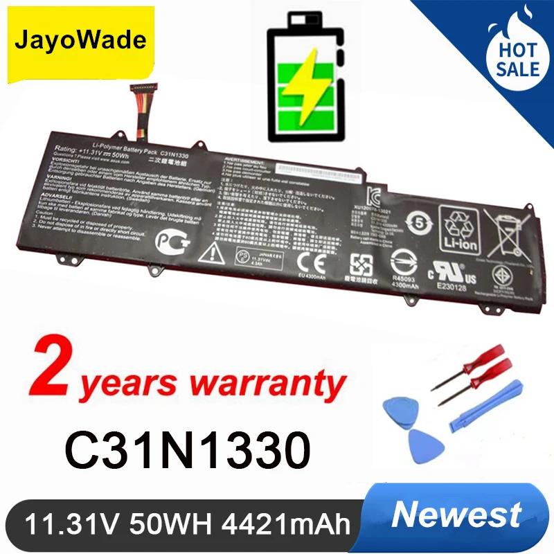 

C31N1330 Laptop Battery For ASUS ZenBook UX32L UX32LA UX32LN UX32LN-R4053H 0B200-00070200 11.31V 50WH Notebook C31N1330 Battery