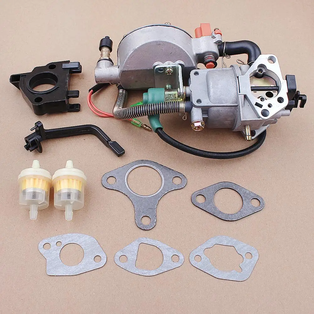 Поворотный комплект карбюратора для Honda GX360 GX390 GX420 188F 190F генератор двигателя 13HP