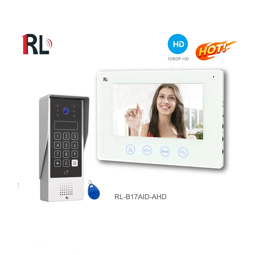 

Hot sale smart 1080p video doorbell camera wireless video intercom wireless video door phone with ID password unlock