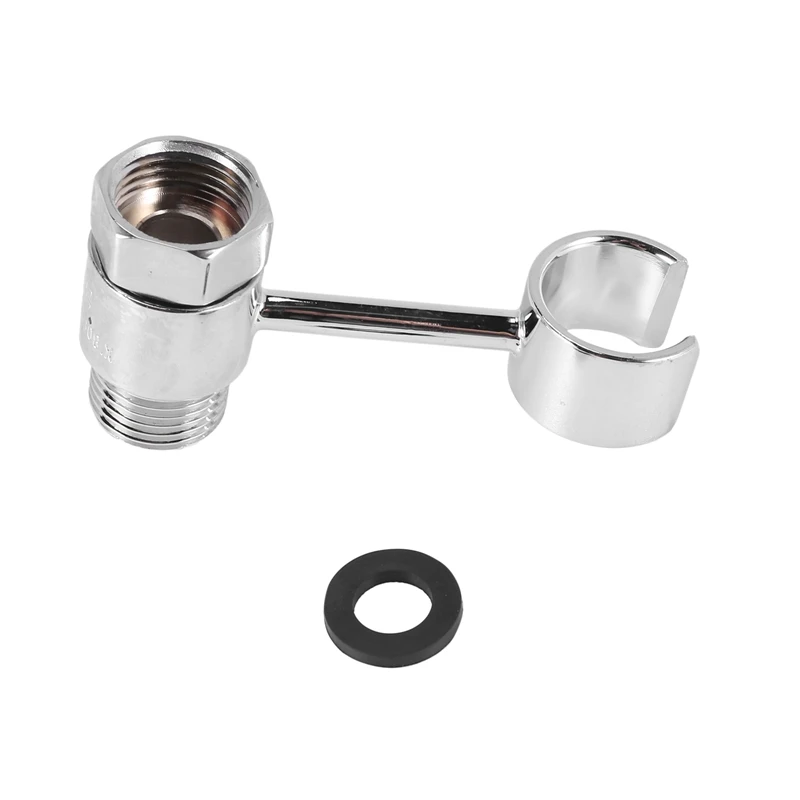 

Неперфорированный медный Держатель сопла для душа с гальваническим покрытием и поворотом на 360 градусов